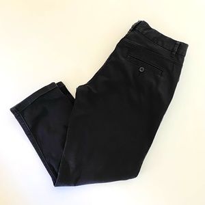 CALVIN KLEIN Jeans, Cuffed Pants, Black, Size 8, RN  36009. 24” inseam.